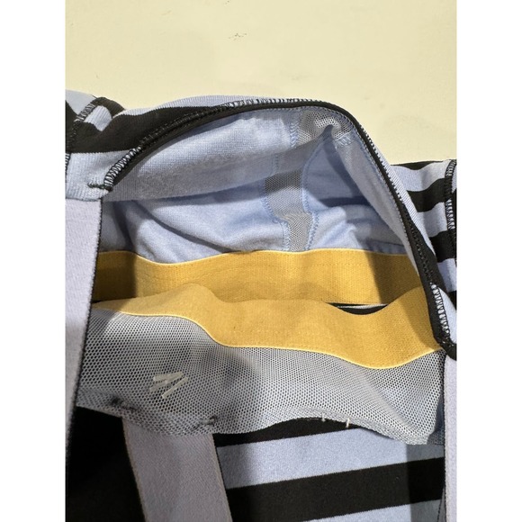 Lululemon Work It Out Tank Sea Stripe Polar Haze Black Built in Bra Womens Small - Picture 6 of 7